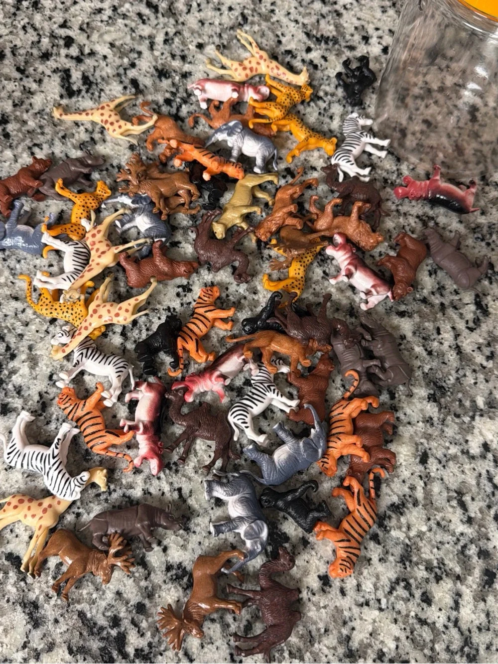 Terra by Battat 60 Piece Wild Animal Figurines Safari Zoo Toys Kids 76ch